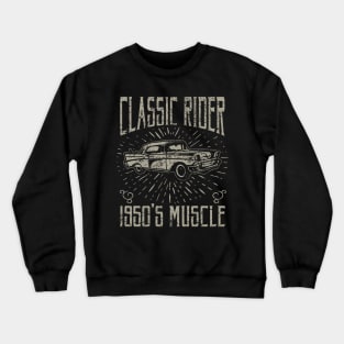 Classic 1950's Muscle Car Crewneck Sweatshirt